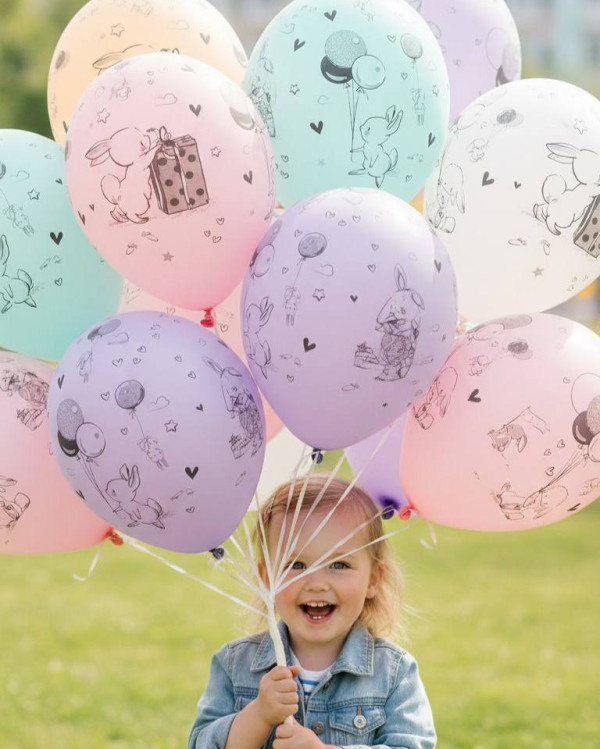 Воздушные шарики Зайка сюрприз