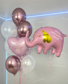 Фонтан на выписку розовый