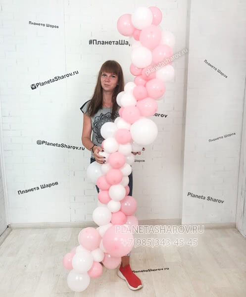 Гирлянда из маленьких шаров