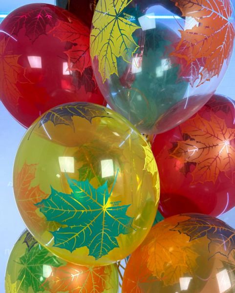 Фонтан с кленовым листком