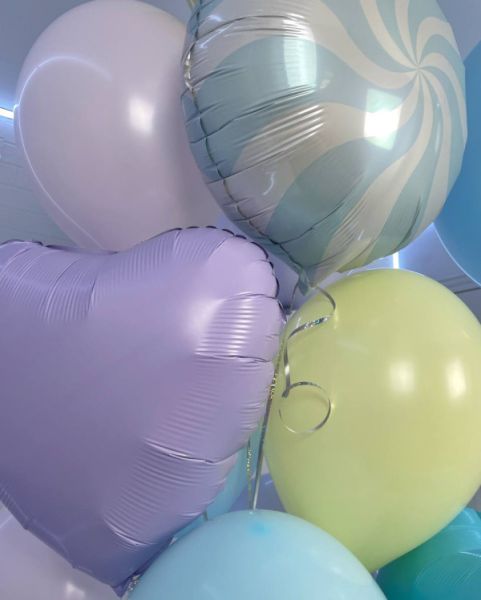 Розово-голубой фонтан