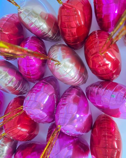 Золото-розовый набор шаров