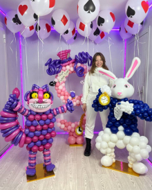 Шары в стиле Алиса в Стране Чудес