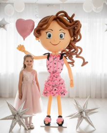 Девочка в розовом платье Девочка в розовом платье