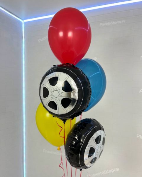 Фонтан из шаров Hot Cars