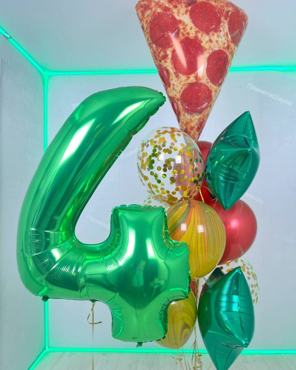 Шарики с пиццей Шарики с пиццей