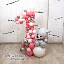 Фигуры из шаров на день рождения девочке