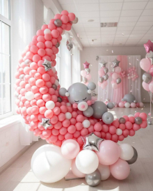 Месяц с мишкой