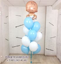 Голубой фонтан с пупсом