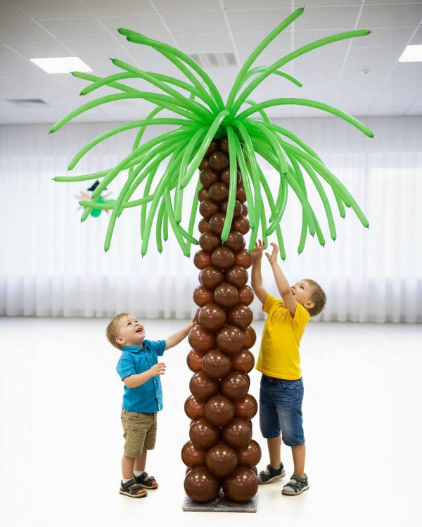 Пальма из шаров