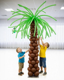 Пальма из шаров