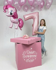 Шары розовый пони