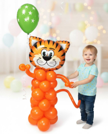 Тигр из шаров