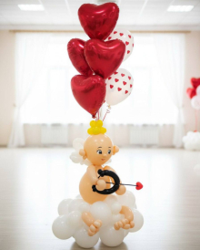 Купидон из шаров