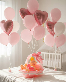 Малыш из шаров девочка