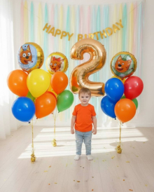 3 кота - букеты из шаров