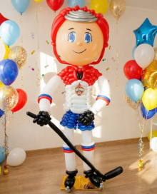 Хоккеист ЦСКА с клюшкой