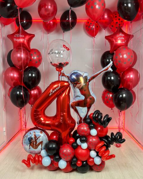 Набор шаров с Леди Баг