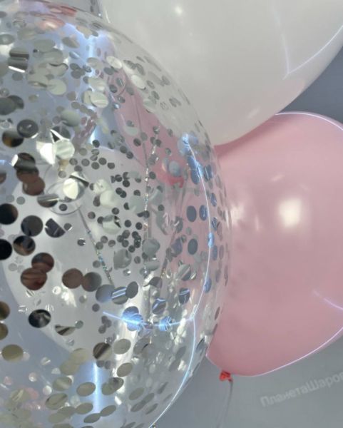 Шары на выписку девочки