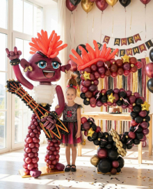 Тролль Розочка с шарами