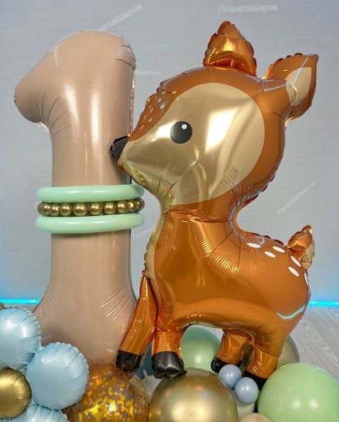 Цифра с маленькими животными