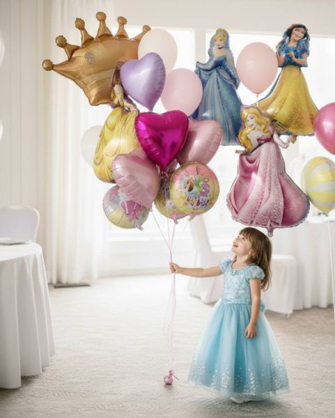 Цифра 1 с Принцессами