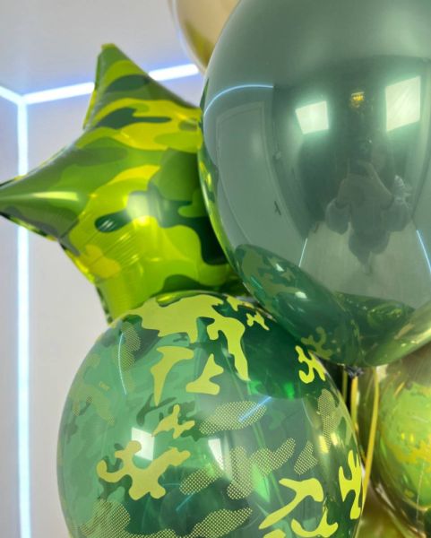 Фонтан шаров на дембель