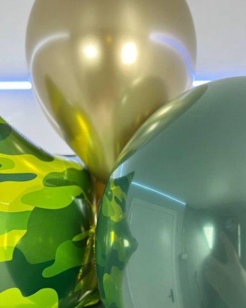 Фонтан шаров на дембель