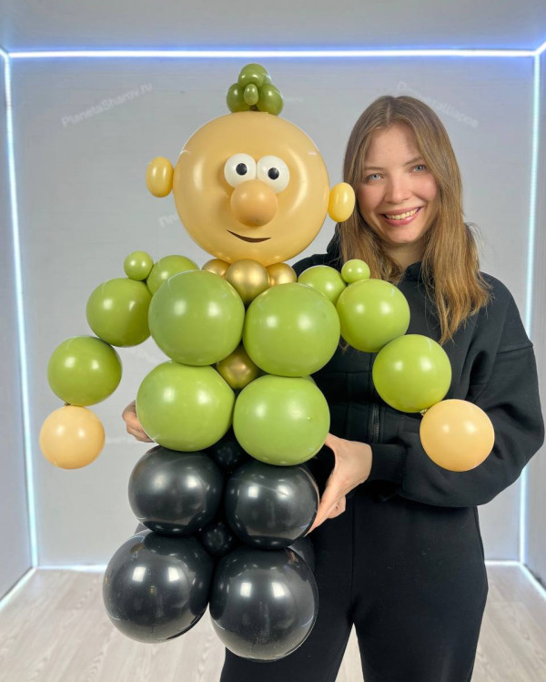 Солдатик из шаров дёшево