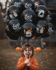 Шары милые страшилки на Хэллоуин 