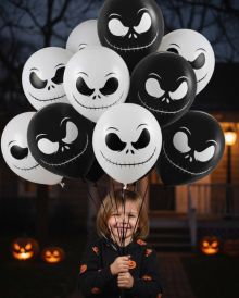 Шары улыбки монстров на Хэллоуин