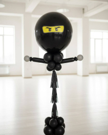 Большой шар чёрный ниндзя