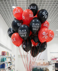 Шары Black Friday Sale