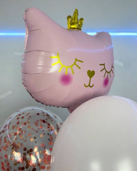 Коробка с Днём Рождения с шарами 