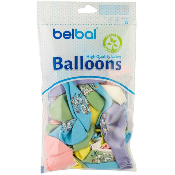 Шар с рисунком бабочек 