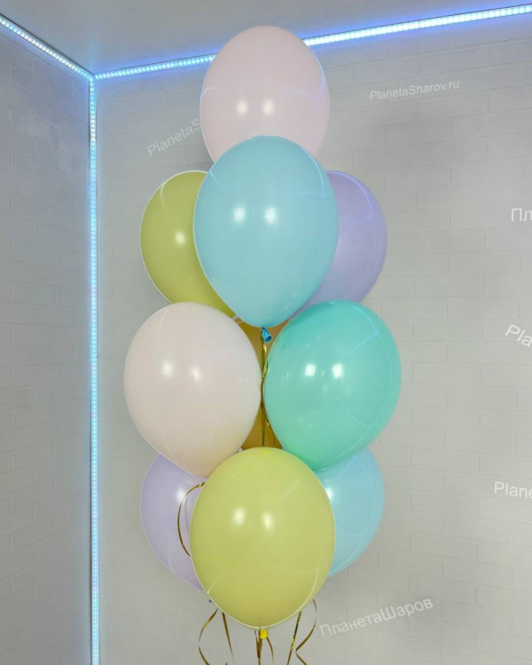Шары нежного цвета