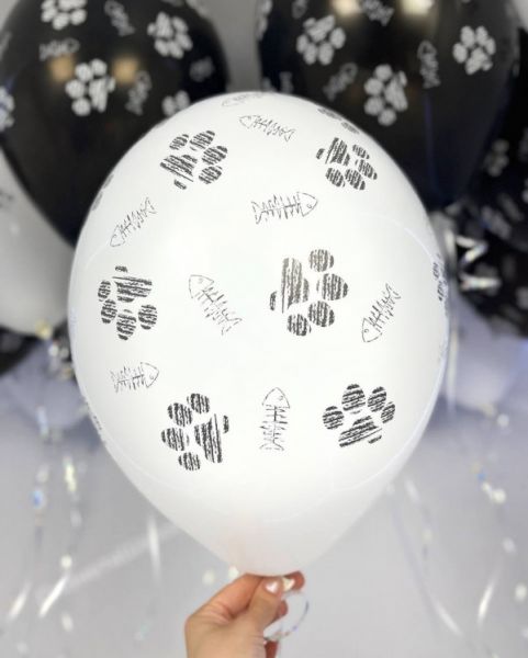 Шары кошачьи лапки