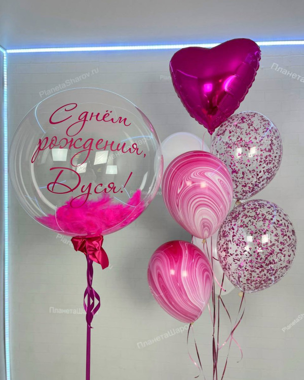 Фонтан мрамор и конфетти