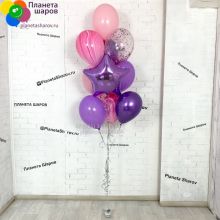 Фонтан мрамор и конфетти
