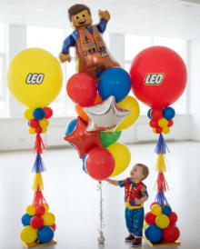 Набор с фольгированным шаром Лего 