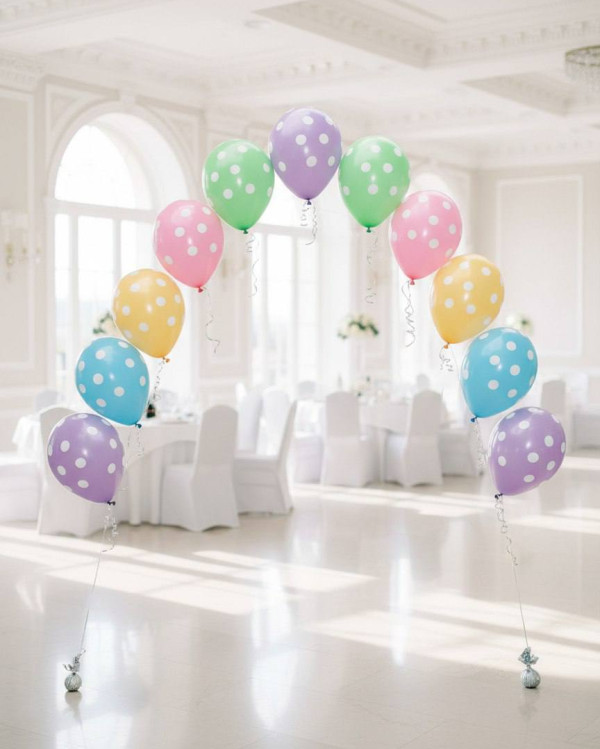 Гелевая арка из шаров