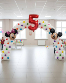 Сказочная арка с Микки и Минни