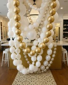 Гирлянда из шаров в один шар