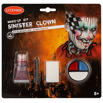 Грим HWN Клоун 3цв +каранд +кровь +спонж