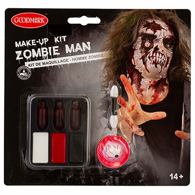 Грим HWN Зомби 3цв +3капс крови +акс