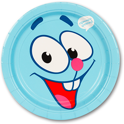Тарелка Смешарики Крош 17см 8шт/A