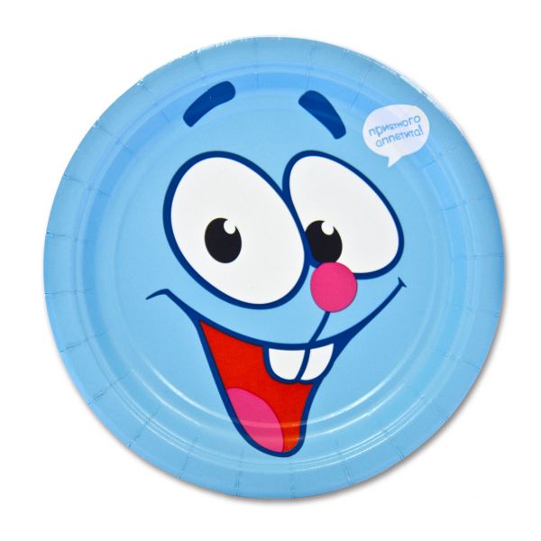Тарелка Смешарики Крош 17см 8шт/A