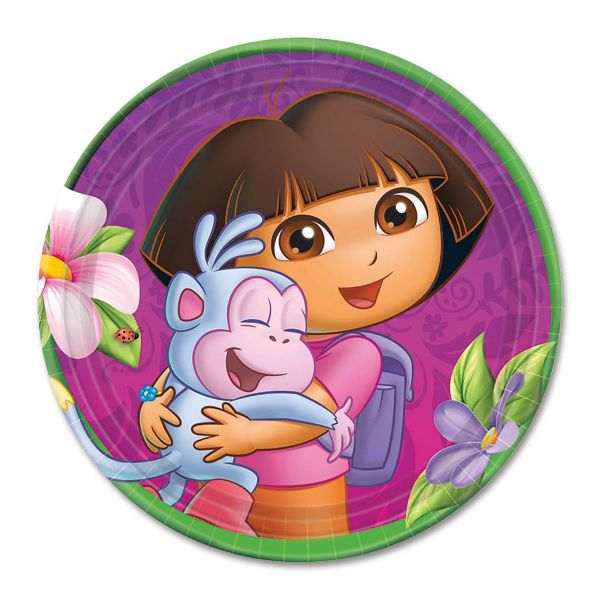 Тарелка Даша-путешественница 17см 8шт/A