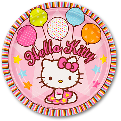 Тарелка Hello Kitty 17см 8шт/А