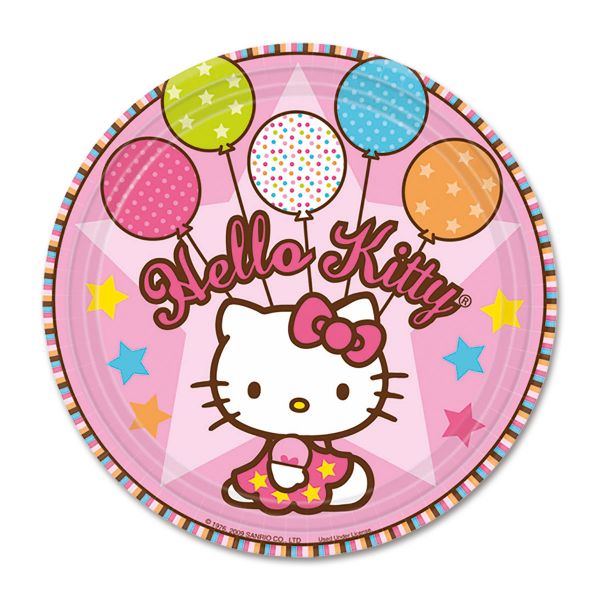 Тарелка Hello Kitty 17см 8шт/А